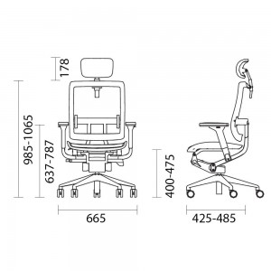 Silla giratoria operativa T590 DASXU Sidiz. Diseño ideal para oficina o despacho.
