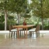 Mesa de comedor rectangular Heritage Point de Point. Muebles de exterior jardín terraza.