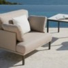Mesa rincón Long Island de Point. Muebles de exterior jardín terraza.