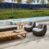 Mesa rincón Heritage de Point. Muebles de exterior jardín terraza.