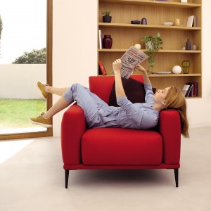 Sillón Alfil de Lebom. Diseño innovador, cómoda, amplia y flexible.