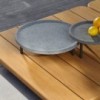 Mesa auxiliar Pal de Point. Muebles de exterior jardín terraza.