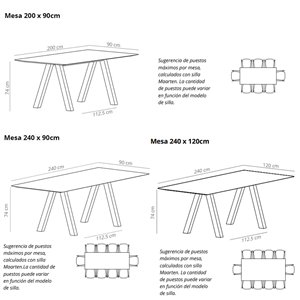 Mesa Trestle de Viccarbe. Mobilario para contract y espacios exteriores. 