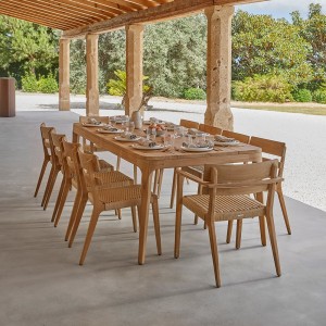 Sillón comedor Paralel de Point. Muebles de exterior jardín terraza.