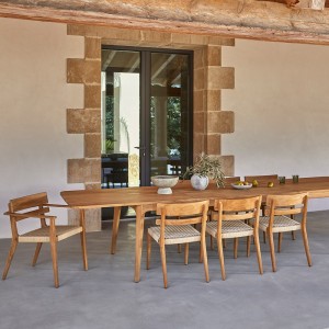 Sillón comedor Paralel de Point. Muebles de exterior jardín terraza.