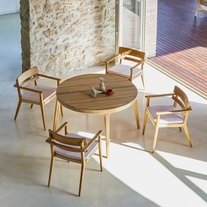 Sillón comedor Paralel de Point. Muebles de exterior jardín terraza.