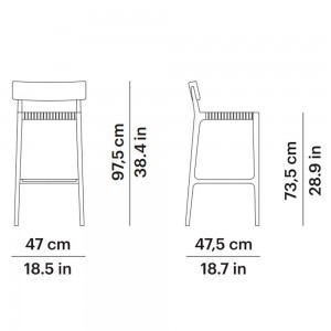 Taburete Paralel de Point