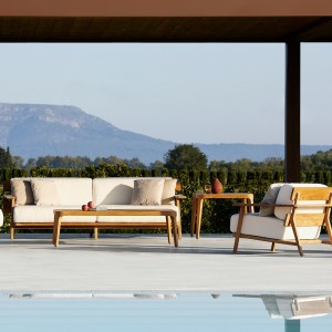 Sillón Paralel de Point. Muebles de exterior jardín terraza.