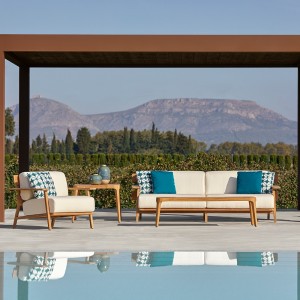 Sillón Paralel de Point. Muebles de exterior jardín terraza.