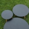 Mesa de centro Round Point. Muebles de exterior jardín terraza.