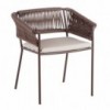 Sillón comedor Weave de Point. Muebles de exterior jardín terraza.