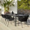 Sillón comedor Weave de Point. Muebles de exterior jardín terraza.