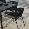 Sillón comedor Weave de Point. Muebles de exterior jardín terraza.