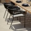 Sillón comedor Weave de Point. Muebles de exterior jardín terraza.