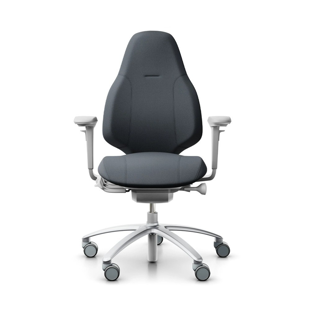 Silla Mereo 220 Gris Plata de RH Sillas. Sillas oficina. Sillas de trabajo.