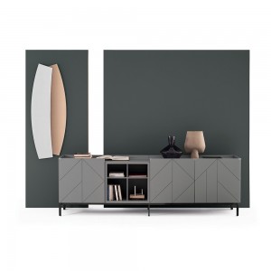 Aparador Pica Lacado Diáfano de Bontempi. Muebles modernos de diseño italiano.