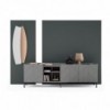 Aparador Pica Lacado Diáfano de Bontempi. Muebles modernos de diseño italiano.