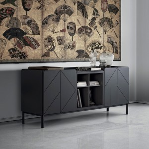 Aparador Pica Lacado Diáfano de Bontempi. Muebles modernos de diseño italiano.