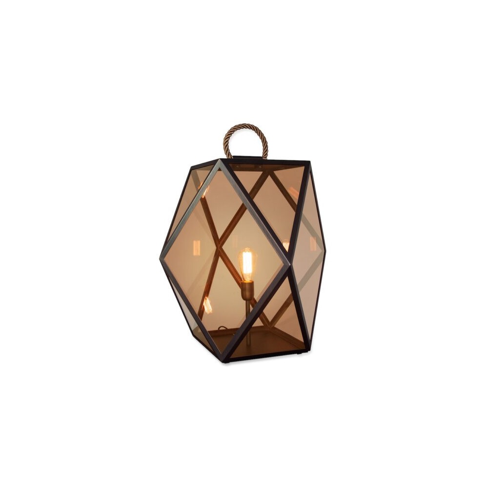Lámpara de suelo Muse Lantern de Contardi con diseño elegante, vanguardista y moderno.