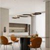 Lámpara suspensión Vegas Contardi con diseño moderno, elegante y llleno de lujo.