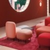Pouf Buddy 210S de Pedrali. Poufs de diseño italiano. Pouf tapizados.