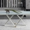 Mesa Delta Extensible Redondeada de Bontempi. Mesas extensibles de diseño italiano.