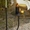 Lámpara pie con mesa Calypso Antigua exterior contardi con un diseño único, moderno y elegante.