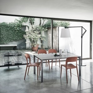 Mesa Dublino Melamina de Bontempi. Muebles modernos de diseño italiano.