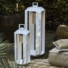 Lámpara suelo cubo exterior Contardi con un diseño único, moderno y elegante.