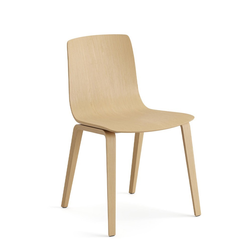 Silla Aava Madera Arper. Silla moderna para interior y ambientes contract.