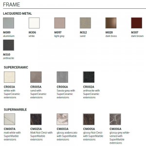 Mesa Echo Extensible Cerámica de Bontempi. Muebles modernos italianos.