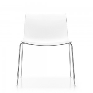 Silla Catifa 53 polipropileno patas Arper. Silla para interior y exterior.