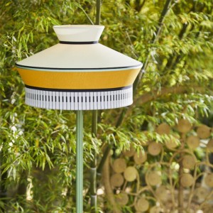 Lámpara de pie Martinique de Contardi con un diseño único, moderno y elegante.