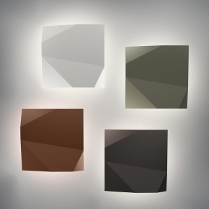 Aplique pared Origame de exterior  de Vibia. Lámparas modernas para salón.