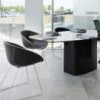 Sillón Gliss 930 de Pedrali. Sillas de diseño moderno. Sillones de cuero.