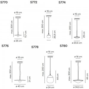Lámpara Tempo de suspensión de Vibia. Diseño de Lievore Altherr Molina.