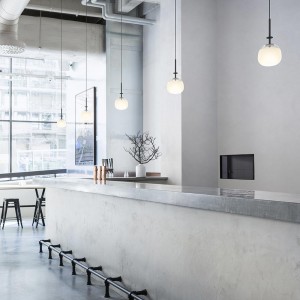 Lámpara Tempo de suspensión de Vibia. Diseño de Lievore Altherr Molina.