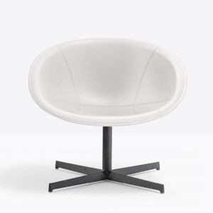 Butaca Gliss 361 de Pedrali. Butacas de diseño. Butacas de cuero natural.