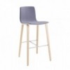 Taburete Aava tapizado madera Arper. Diseño ideal para espacios contract.