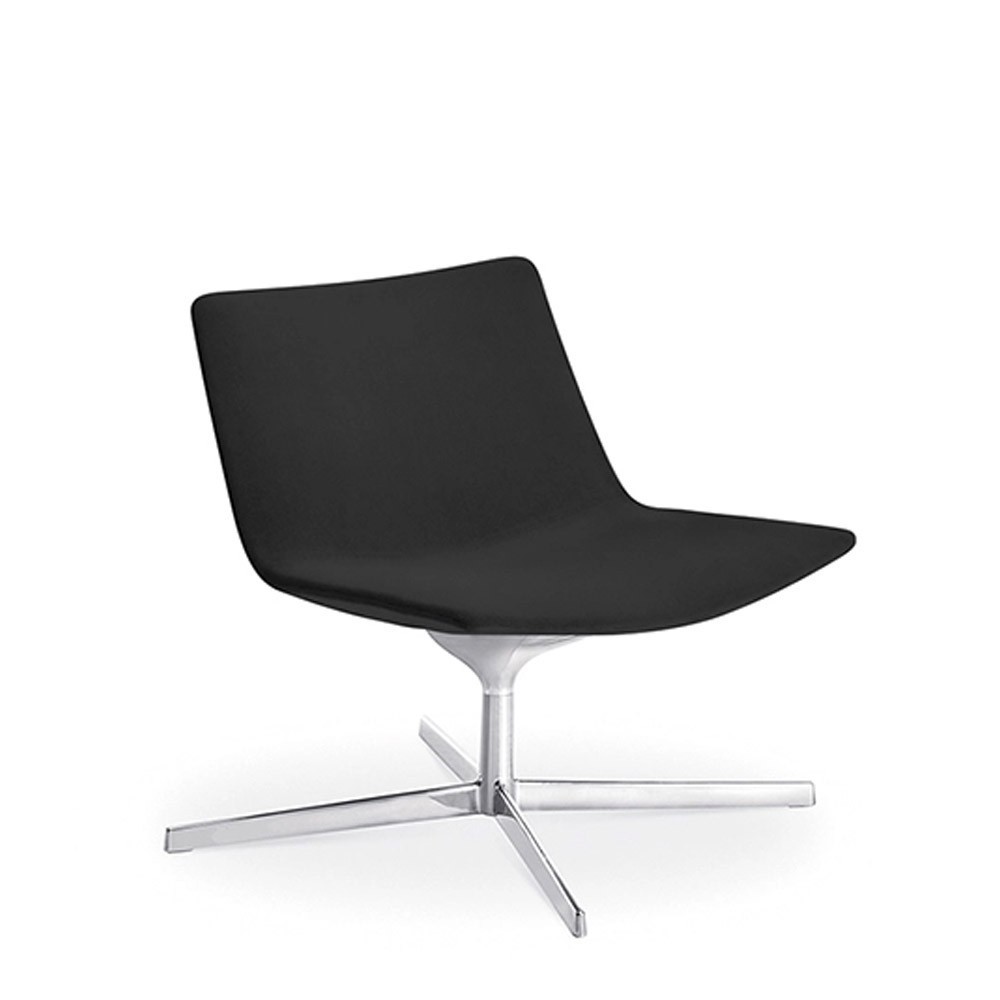Butaca Catifa 60 Lounge tapizada giratoria Arper ideal para contract.