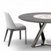 Mesa Millennium Ring de Bontempi. Mesa con sobre giratorio de diseño italiano.