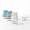 Butaca Catifa 70 Soft Arper. Diseño tapziado ideal para contract y oficinas.