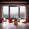 Mesa Podium Cantos Redondeados de Bontempi. Muebles modernos italianos.