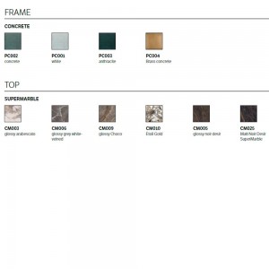 Mesa Podium Rectangular Mármol de Bontempi. Muebles modernos de diseño italiano.