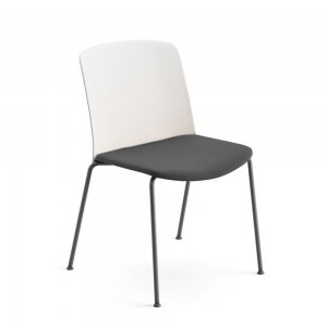 Silla Mixu polipropileno tapizado Arper. Sillas modernas de diseño.