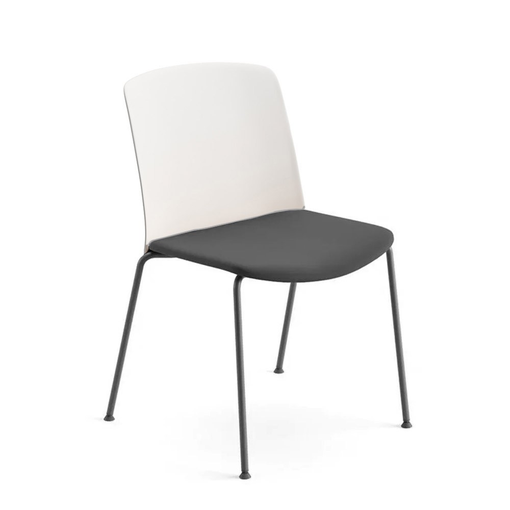 Silla Mixu polipropileno tapizado Arper. Sillas modernas de diseño.