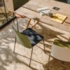 Silla Mixu polipropileno tapizado Arper. Sillas modernas de diseño.