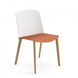 Silla Mixu polipropileno madera Arper. Sillas modernas de diseño.