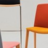 Silla Mixu polipropileno madera Arper. Sillas tapizadas de diseño.