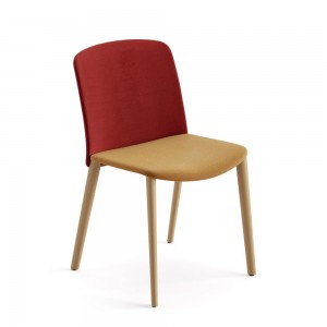 Silla Mixu Silla Mixu tapizada madera Arper. Sillas tapizadas de diseño.